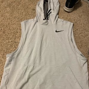 Nike Drifit sleeveless hooded vest